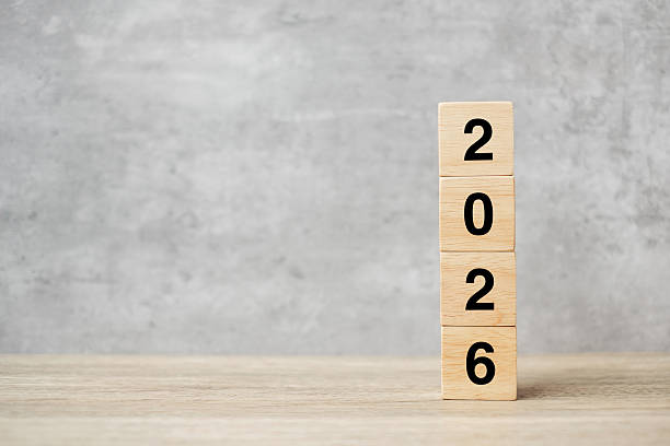 istock block 2026 text on table. Resolution, strategy, plan, goal, motivation, reboot, business and New Year holiday concepts 2229496654