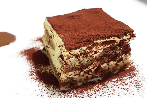 Tiramisu dessert in the center of Bologna