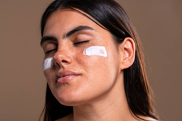 istock Skincare routine highlighting natural beauty in studio 2229502819