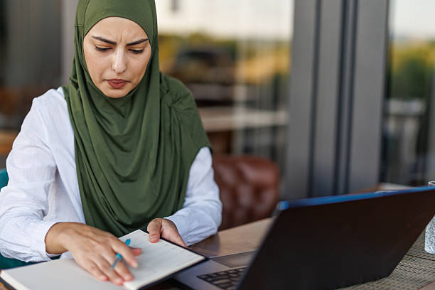 istock Female restaurant owner working in the morning 2229502996