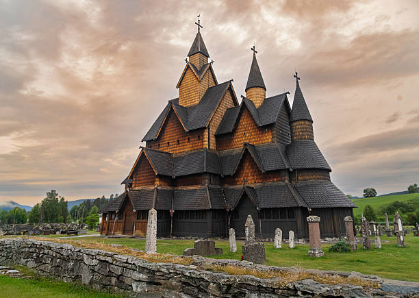 istock Heddal stave church in Norway 2229503148