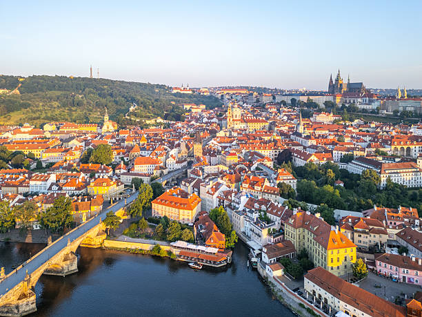 istock Stunning Sunrise Over Prague's Medieval Skyline 2229512208