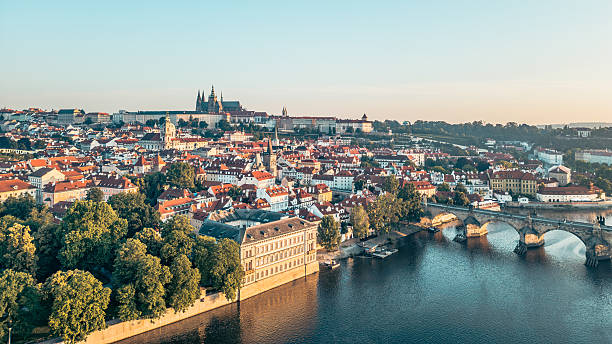 istock Stunning Prague Sunrise Over the Vltava River 2229512325