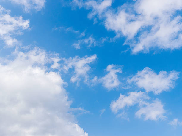istock May Blue sky and clouds at noon 64 2229512379