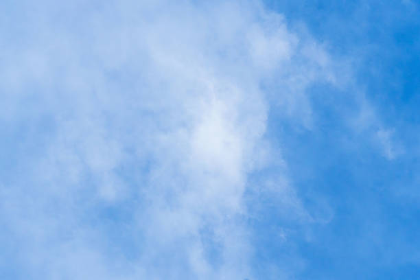 I took pictures of the sunny and pleasant blue sky and thin clouds in May during the day.
