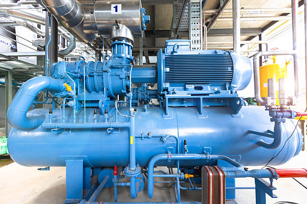 istock Compressor refrigeration station at manufacturing factory 2229514713