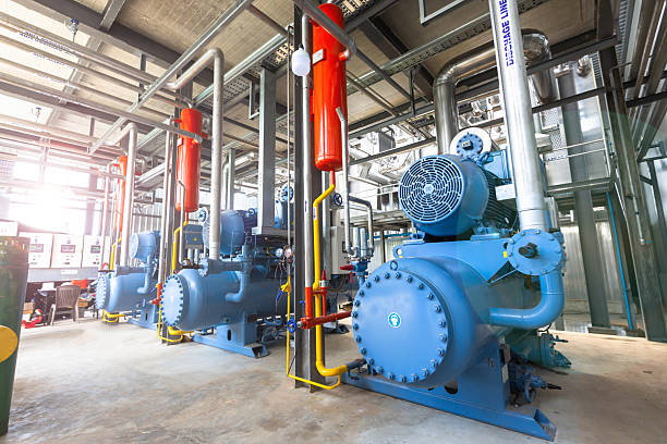 istock Compressor refrigeration station at manufacturing factory 2229514789