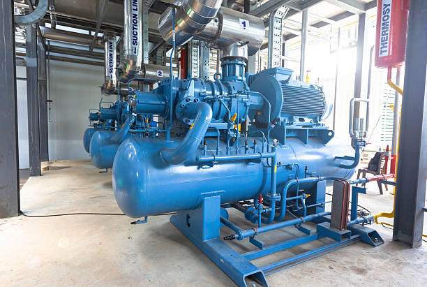 istock Compressor refrigeration station at manufacturing factory 2229514792