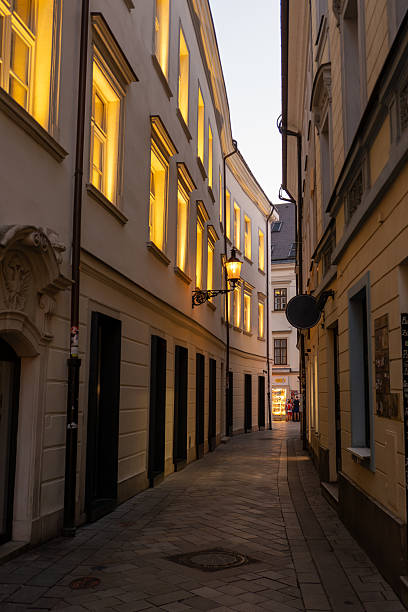 istock Twilight Charm in Bratislava's Old Town Alley 2229517792