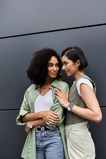 istock Loving couple collaborates creatively in a modern workspace filled with affection and inspiration 2229520221
