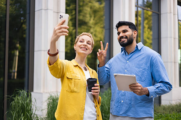 istock Friends Taking Selfie Outdoors 2229525619