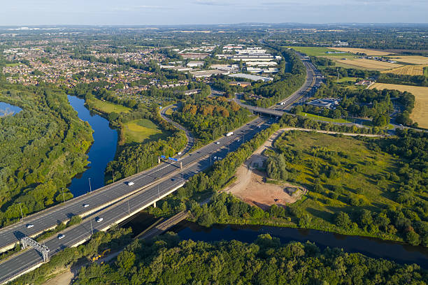 istock Aerial image of Thelwall Viaduct 2229526320