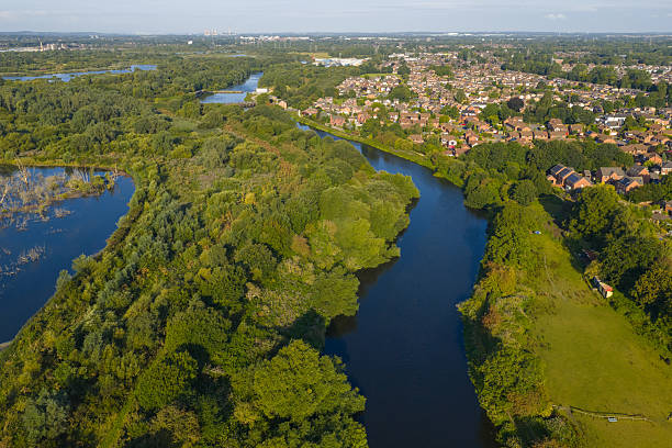 istock Woolston and River Mersey Aerial Image 2229526781