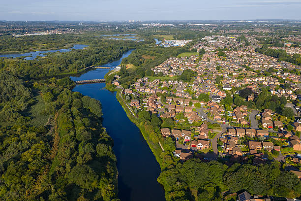 istock Woolston and River Mersey Aerial Image 2229526825