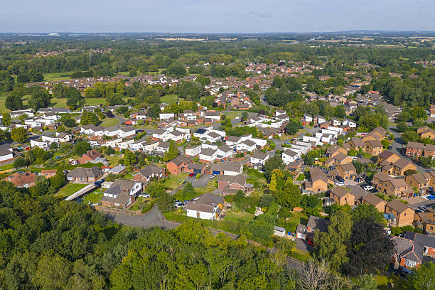 istock Birchood Village Aerial Panorama 2229527862