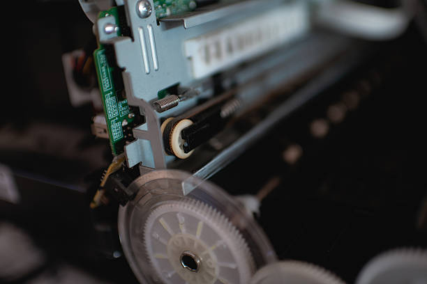 istock close up of old typewriter printer is being repaired 2229531588