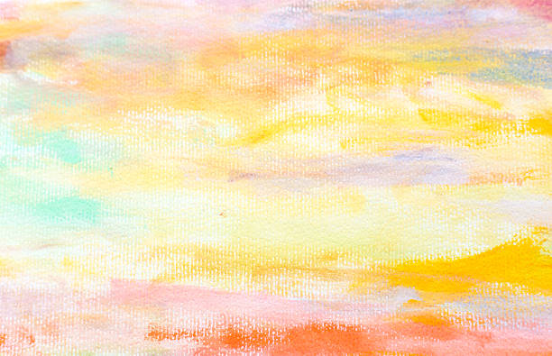 istock Vibrant Abstract Painting/Background: Yellows, Pinks, Orange 2229535743