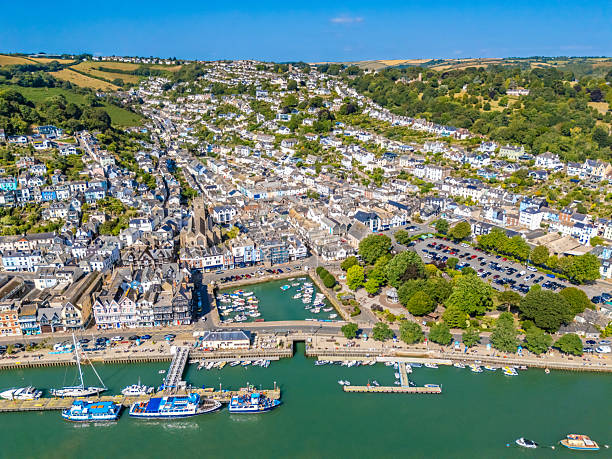 istock Aerial view of Dartmouth in Devon 2229535956
