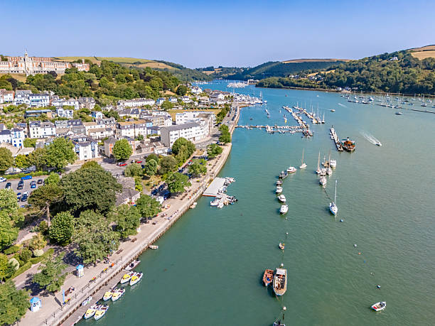 istock Boats moored in Dartmouth 2229536055