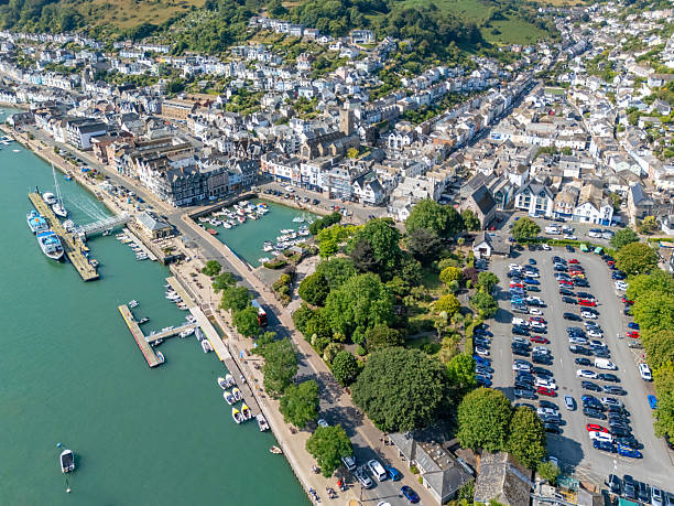 istock Aerial view of Dartmouth in Devon 2229536114