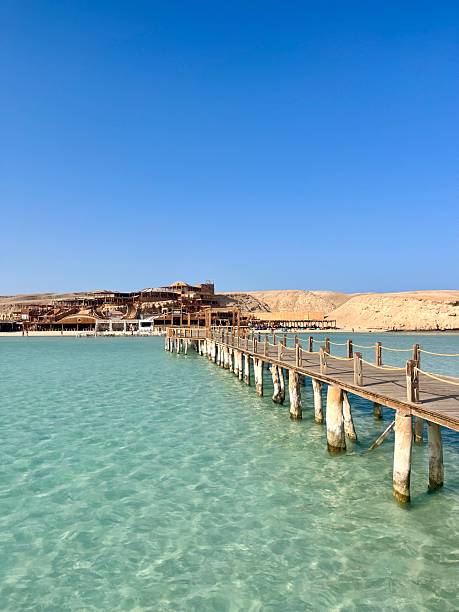 istock Pier with Turquoise Water, Orange Bay, Hurghada, Egypt 2229555688