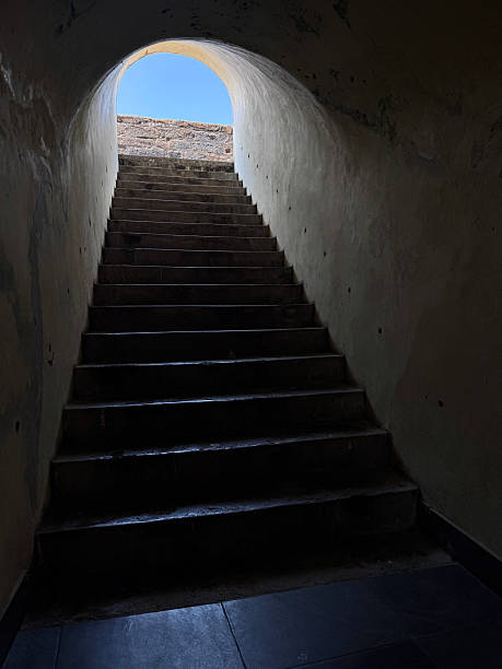 istock Tunnel Stairs at Fort Rotterdam, Makassar 2229556071
