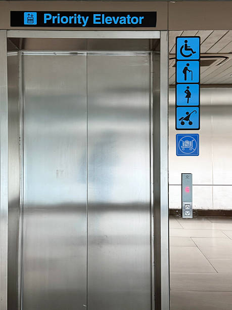 istock Priority Elevator in Public Facility of Airport 2229556389
