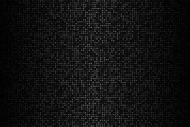 Modern and trendy background. Halftone design with a lot of small square dots and beautiful color gradient. This illustration can be used for your design, with space for your text (colors used: White, Gray, Black). Vector Illustration (EPS file, well layered and grouped), wide format (3:2). Easy to edit, manipulate, resize or colorize. Vector and Jpeg file of different sizes.