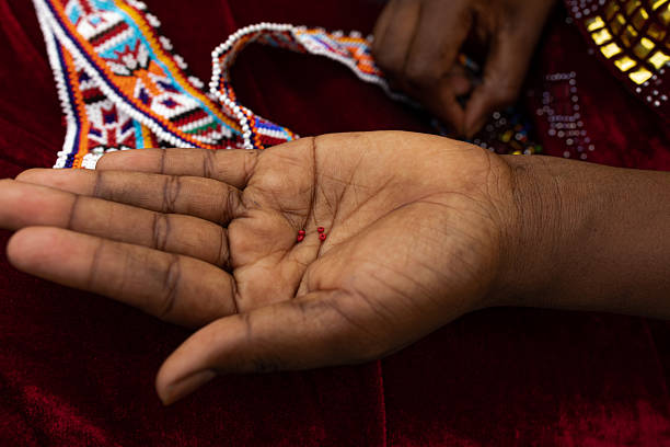 istock Kenya Hand Made Bracelets Beads Details Texture Patterns Shapes Symmetry 2229560011