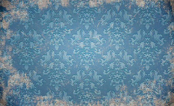 istock Abstract grunge old wallpaper with vintage ornament. 2229561474