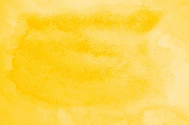 istock Abstract yellow watercolor background texture 2229562503