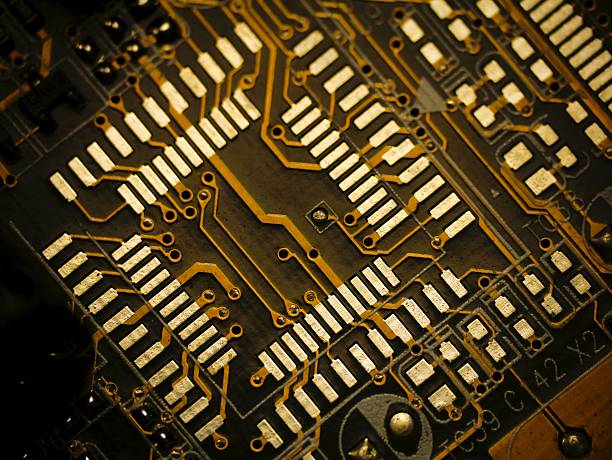 istock Detail of printed circuit board, PCB, motherboard 2229562587