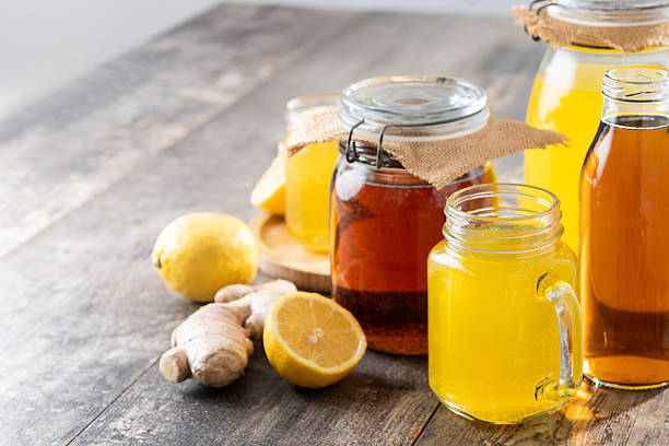 istock Colorful Kombucha Jars and Bottles 2229563815