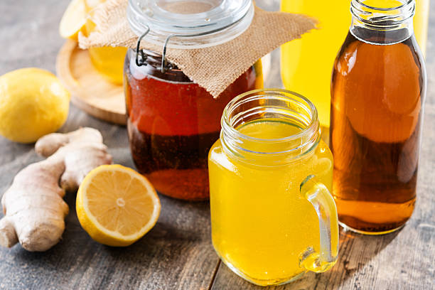 istock Colorful Kombucha Jars and Bottles 2229563868
