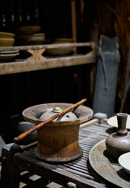 istock Traditional kitchen utensils made by clay in Vietnamese kitchen 2229564072