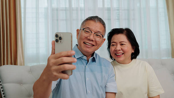istock Senior parents are video calling their children using a smartphone 2229565174