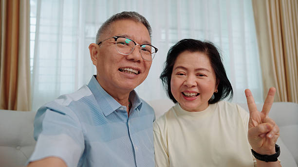 istock Senior parents are video calling their children using a smartphone 2229565176