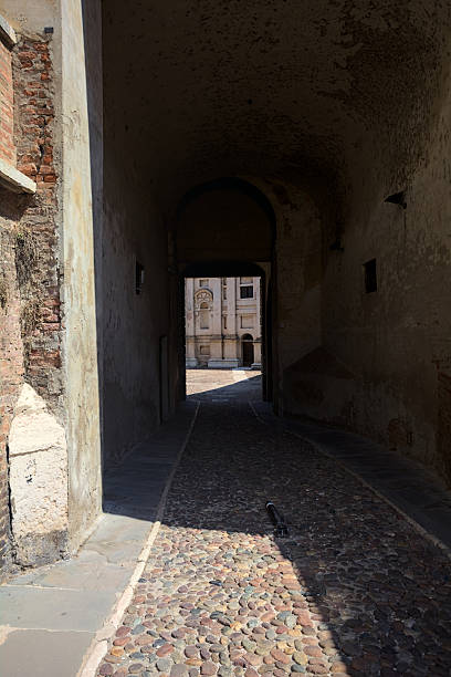 istock Cobbled alley in the sun 2229571754