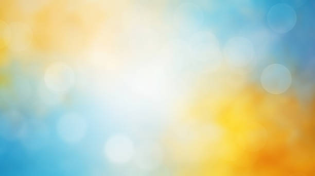 istock Summer background soft colored blur of sky sun. Abstract colorful bokeh background 2229575271