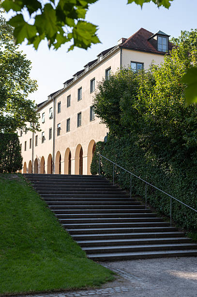 istock Steps Leading to Historic Hofgarten Building in Munich 2229577123