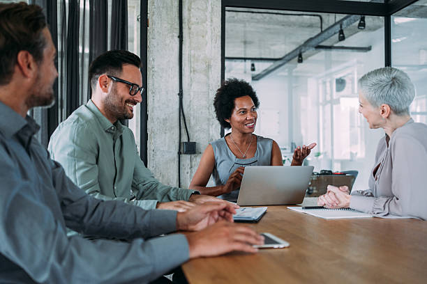 istock Business persons on meeting in the office. 2229582446