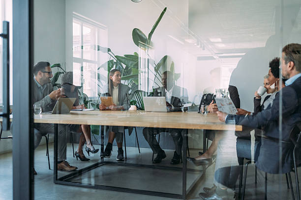 istock Business persons on meeting in the office. 2229582592