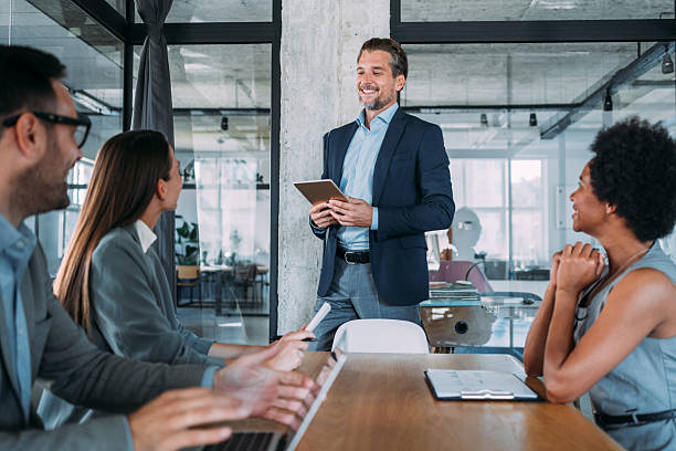 istock Business persons on meeting in the office. 2229582618