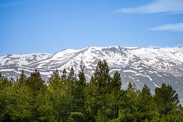 istock Cloudy over mountains on trail to Mulhacen peak 2229582752