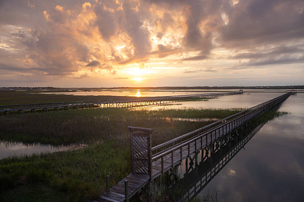 istock Beautiful Sunset Over South Carolina Salt Marsh 2229582781