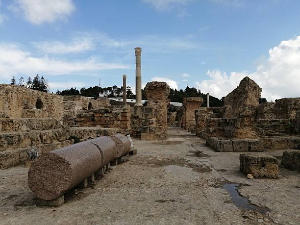 istock Ancient Roman Ruins of Carthage with Stone Columns 2229587570