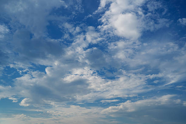 istock summer evening, sunset in yellow, orange and pink with clouds, background 2229589245