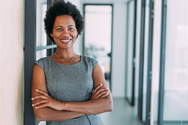 istock Confident businesswoman in modern office. 2229590874