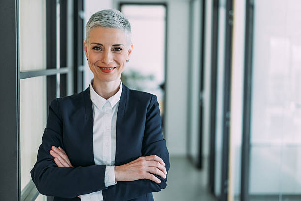 istock Confident businesswoman in modern office. 2229590877