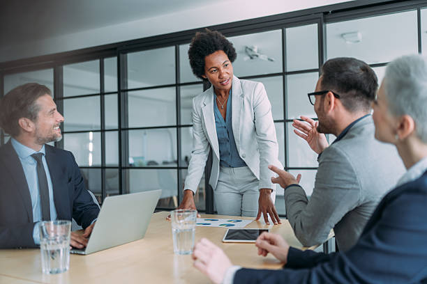 istock Business persons on meeting in the office. 2229590902